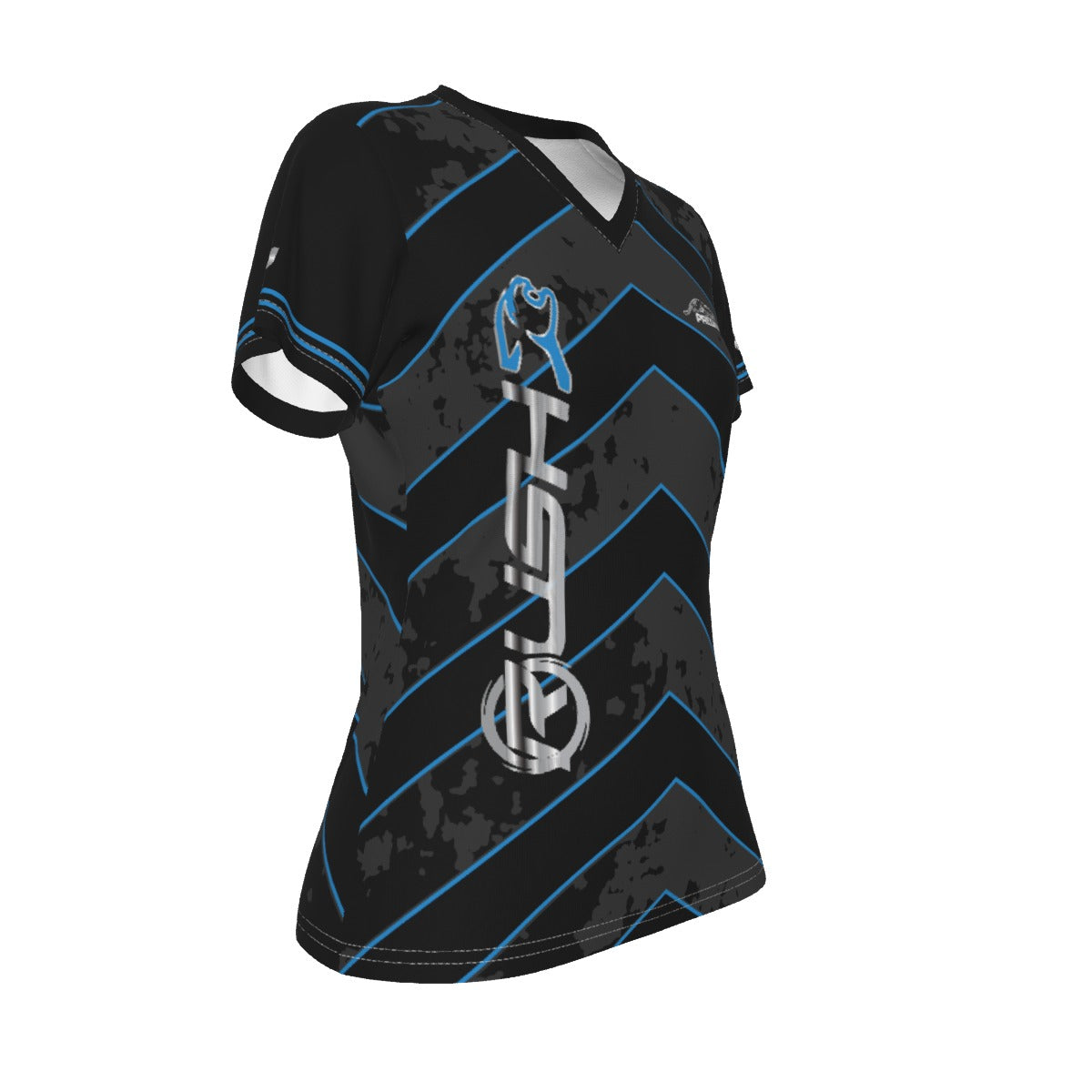 Rush Ladies V Neck (Blue)