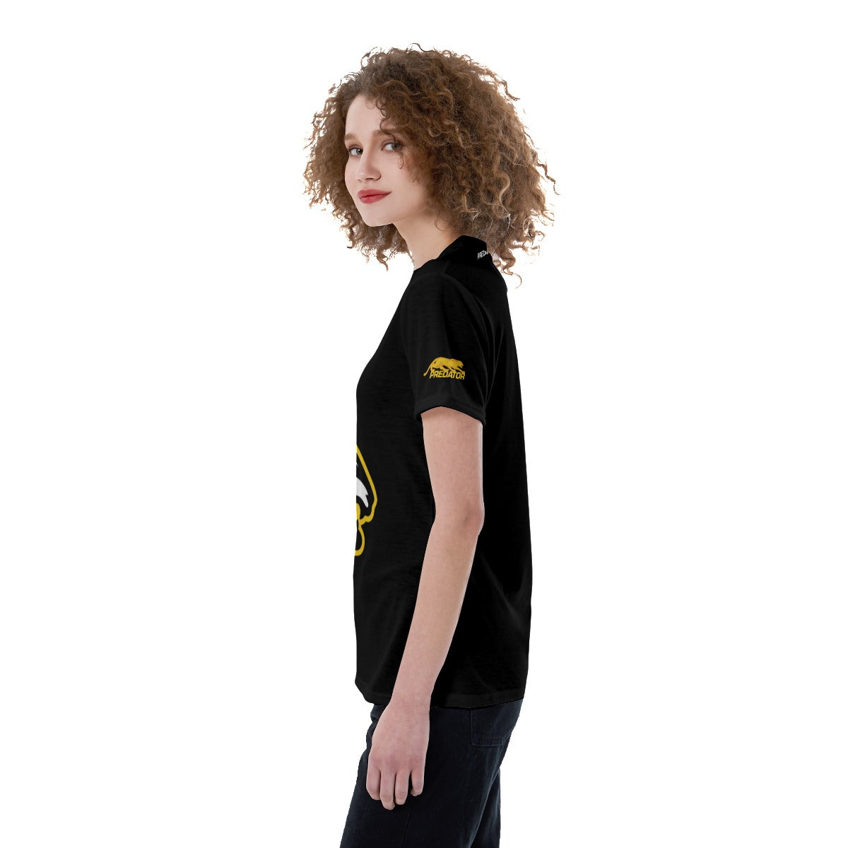 Predator Strike Women's V Neck Tee - Yellow