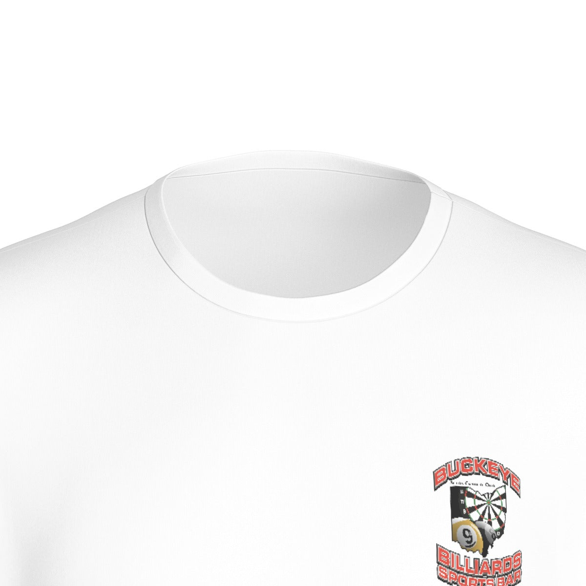 Buckeye Billiards 2 Men's Crew Neck Tee