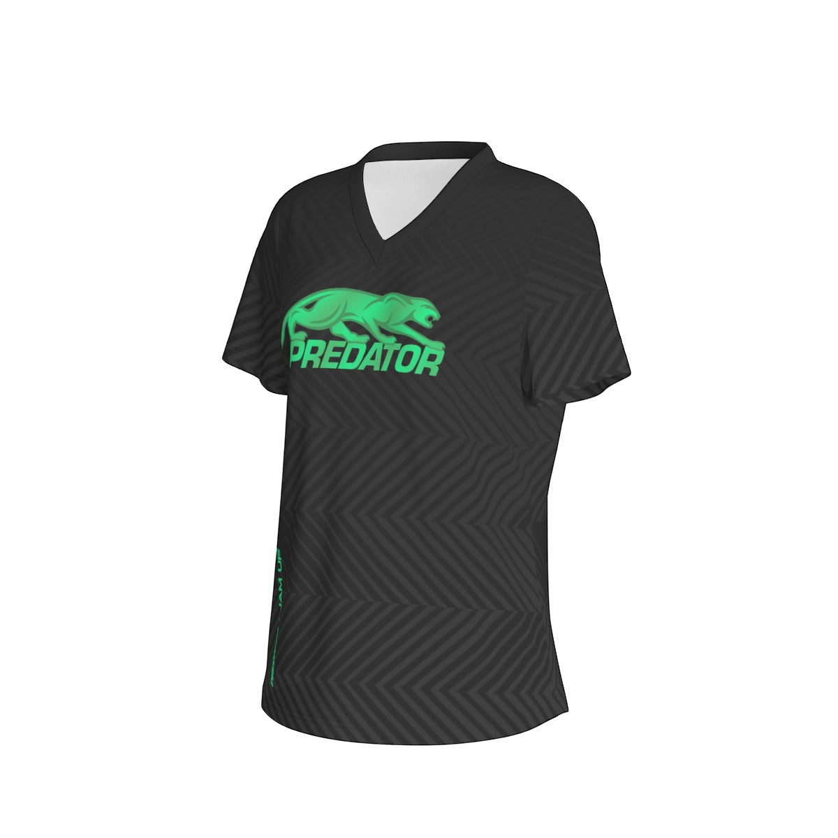 Predator Tech Tee Green Women's V-Neck