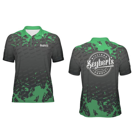 NEW - Seyberts Splash Green Men's polo