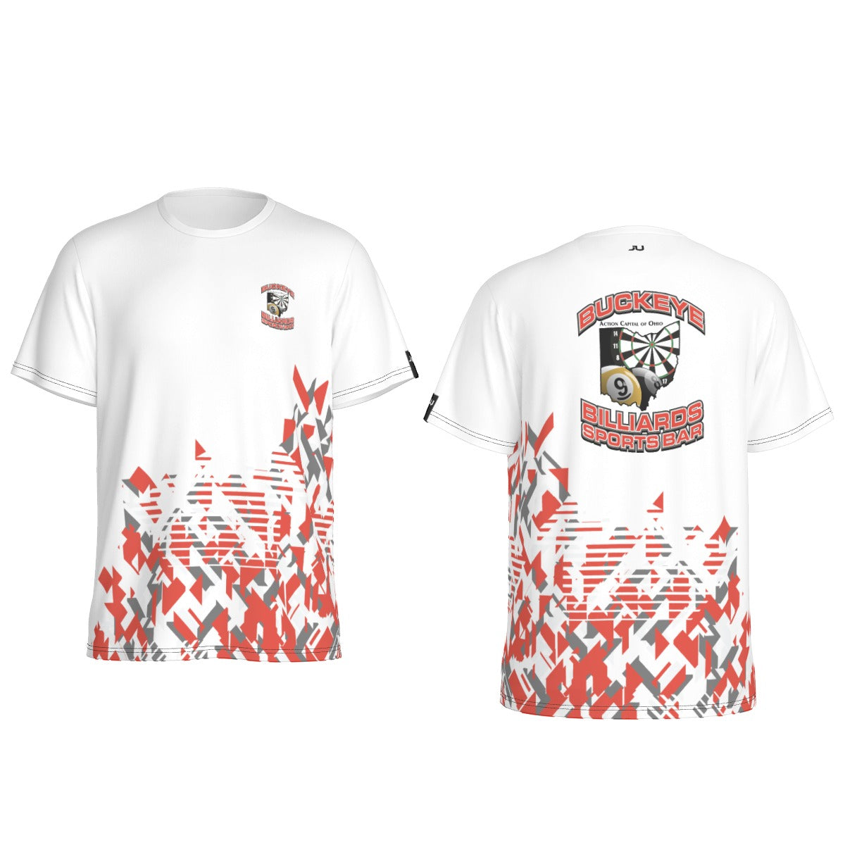 Buckeye Billiards 2 Men's Crew Neck Tee