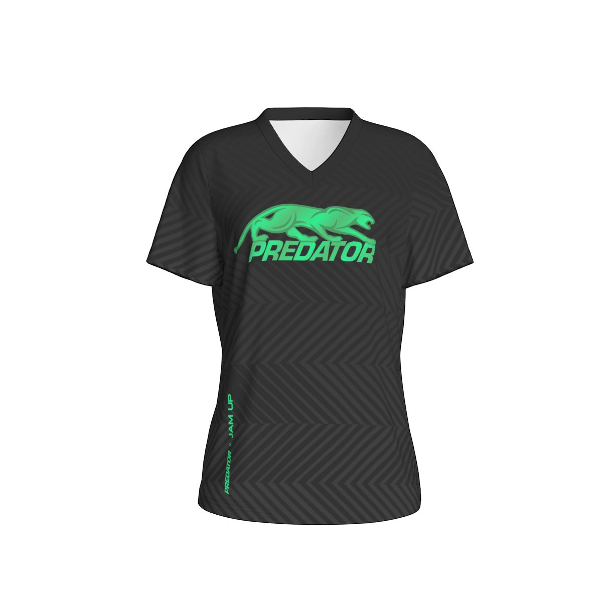 Predator Tech Tee Green Women's V-Neck