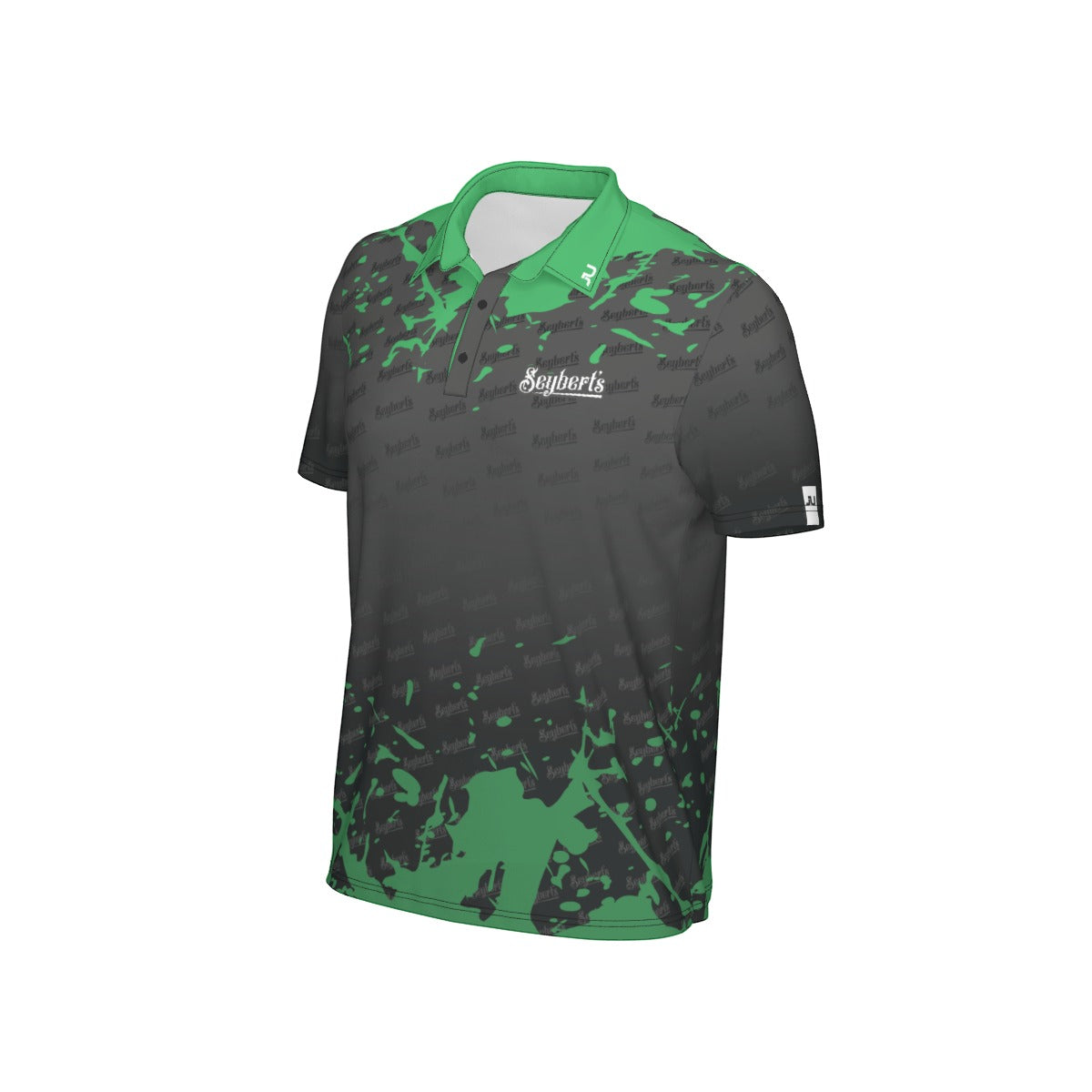 NEW - Seyberts Splash Green Men's polo