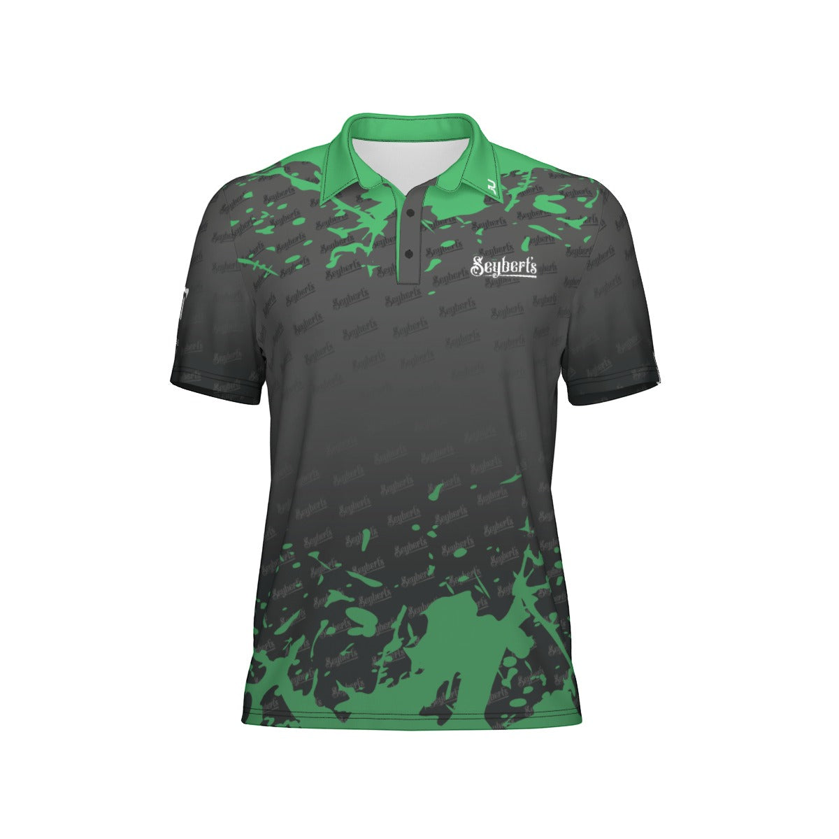 NEW - Seyberts Splash Green Men's polo
