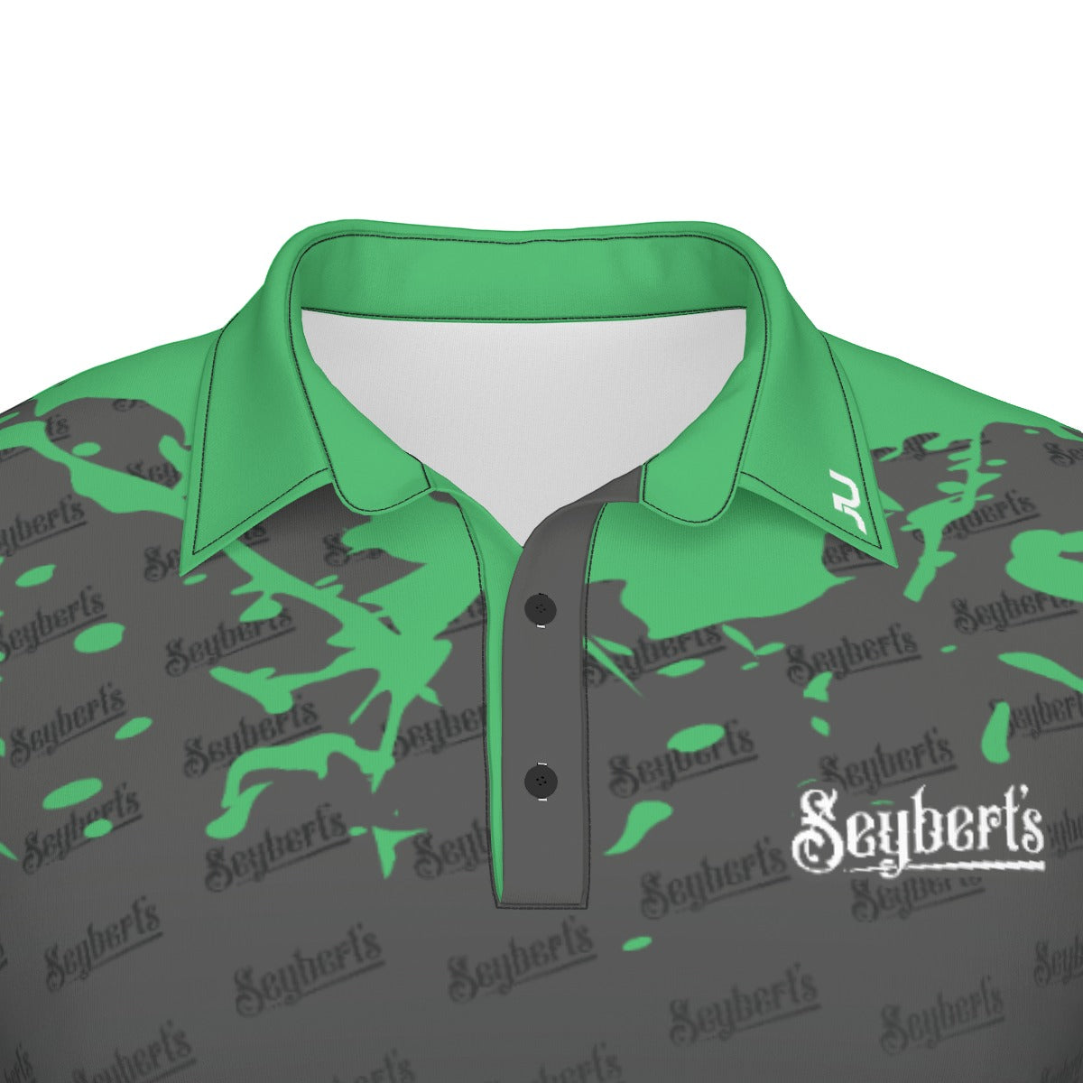 NEW - Seyberts Splash Green Men's polo