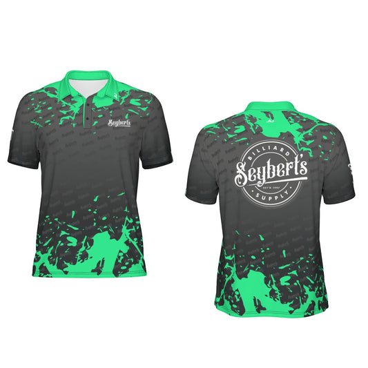 NEW - Seyberts Splash Green Men's Polo