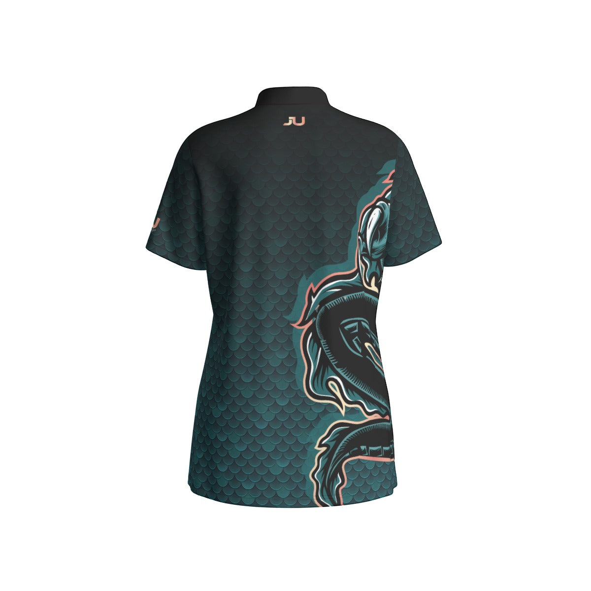 Dragon Teal Women's Sport Collar