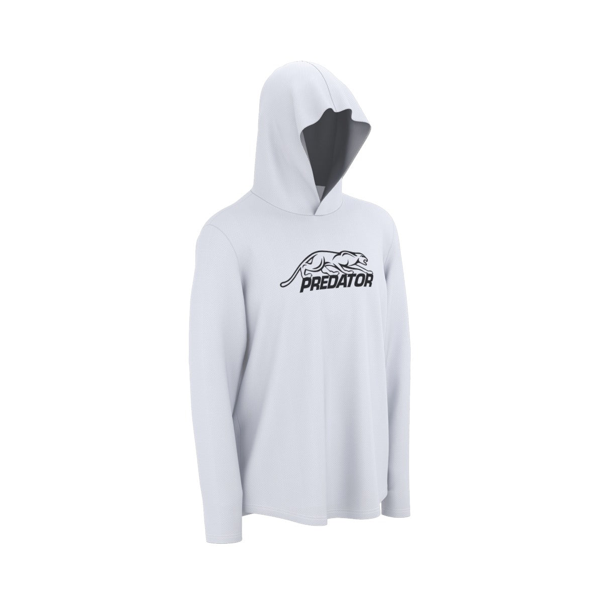 Predator White Lightweight Hooded Jersey
