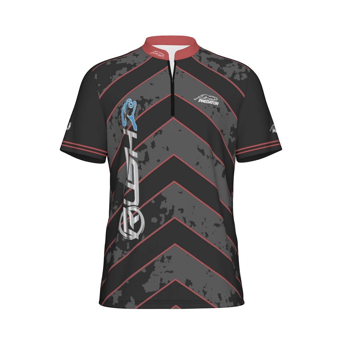 Predator Rush Men's Sport Collar Jersey - Red