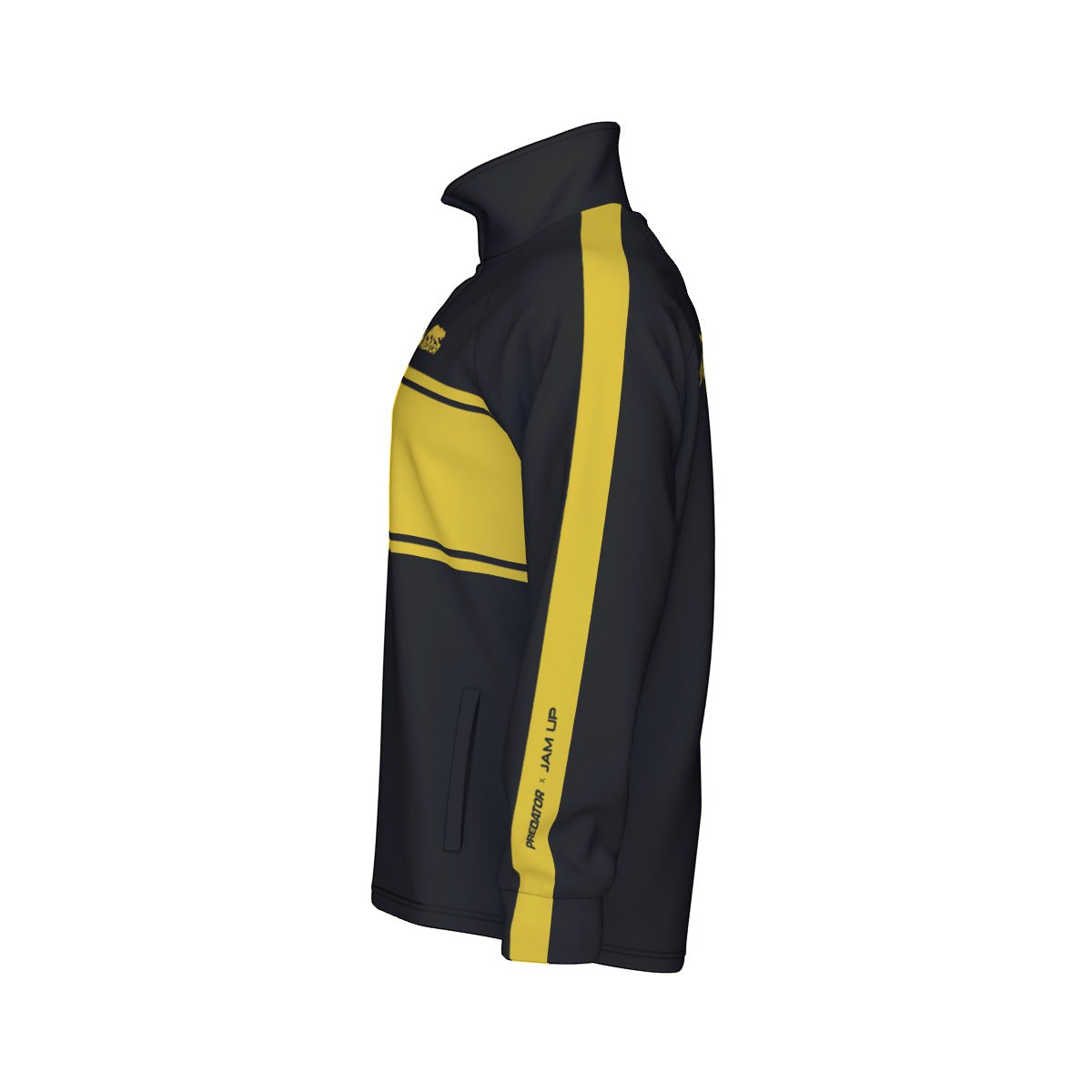 NEW DESIGN Predator Men's Zip Jacket (Yellow Stripe)