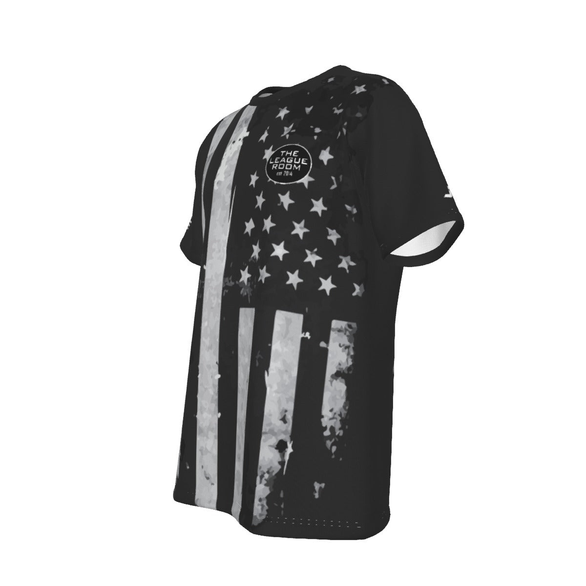 The League Room USA Flag Men's Crew Neck T-Shirt