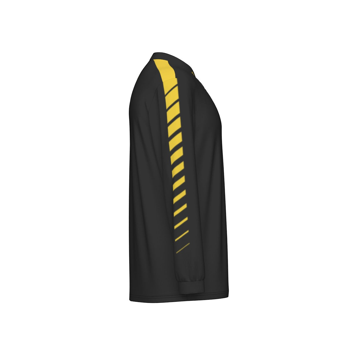 Predator Long Sleeve Sport Collar Jersey - Black/Yellow