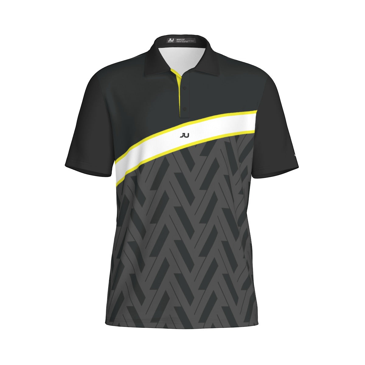 Topline Black Men's Polo