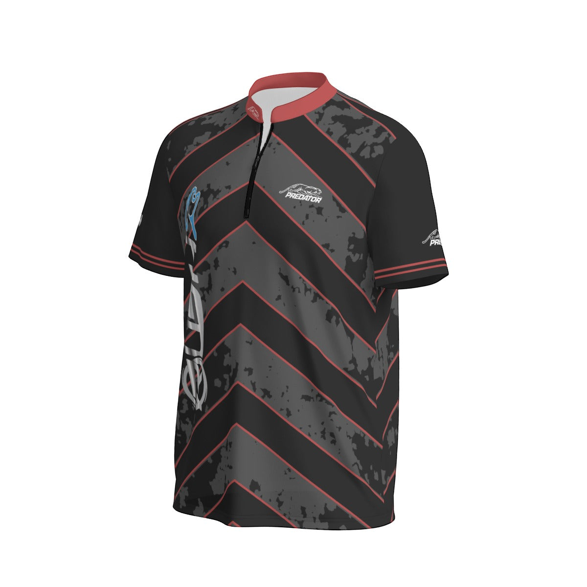 Predator Rush Red Men's Sport Collar Jersey