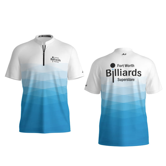 Fort Worth Billiards Men's Sports Collar Jersey