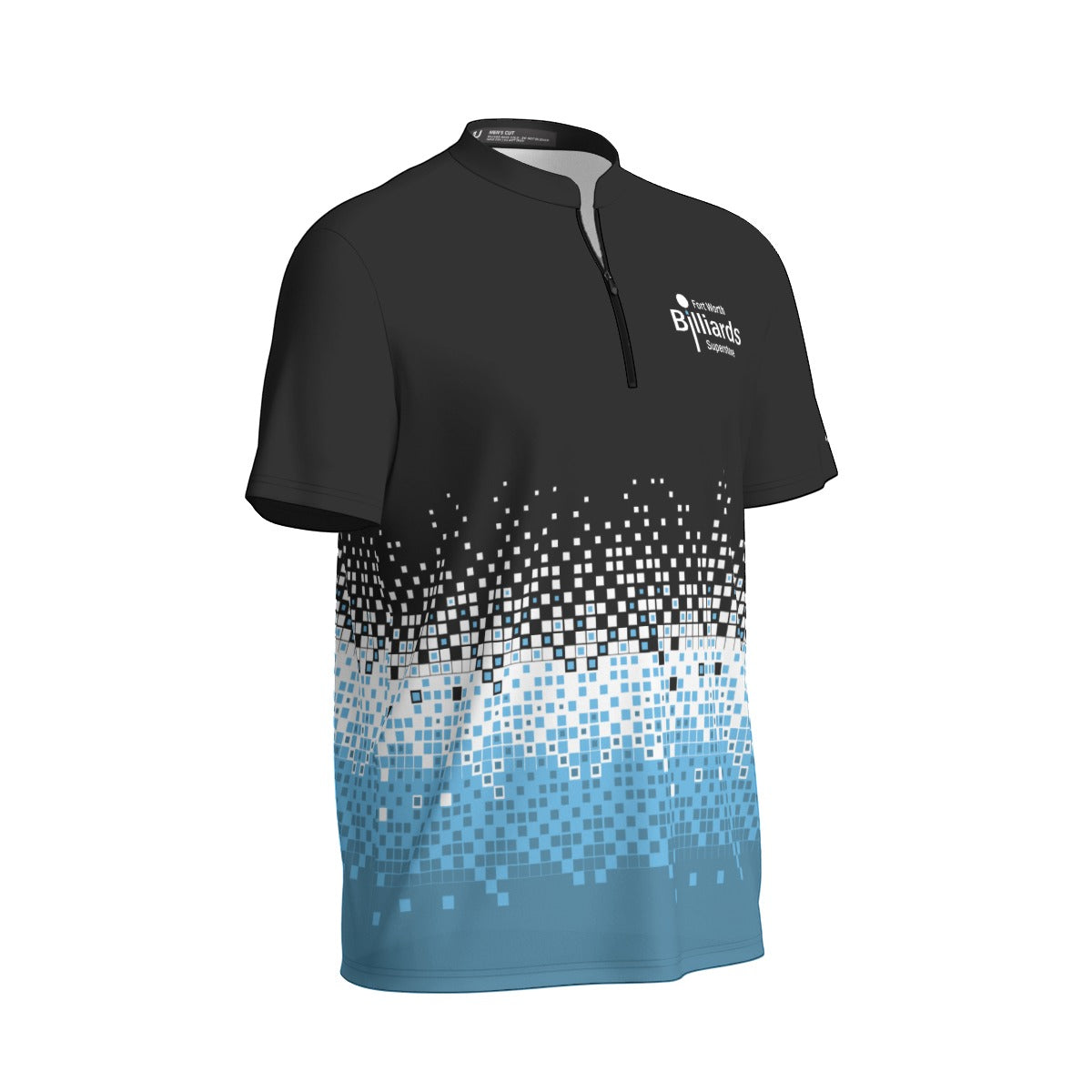 Fort Worth Billiards Men's Sports Collar Jersey