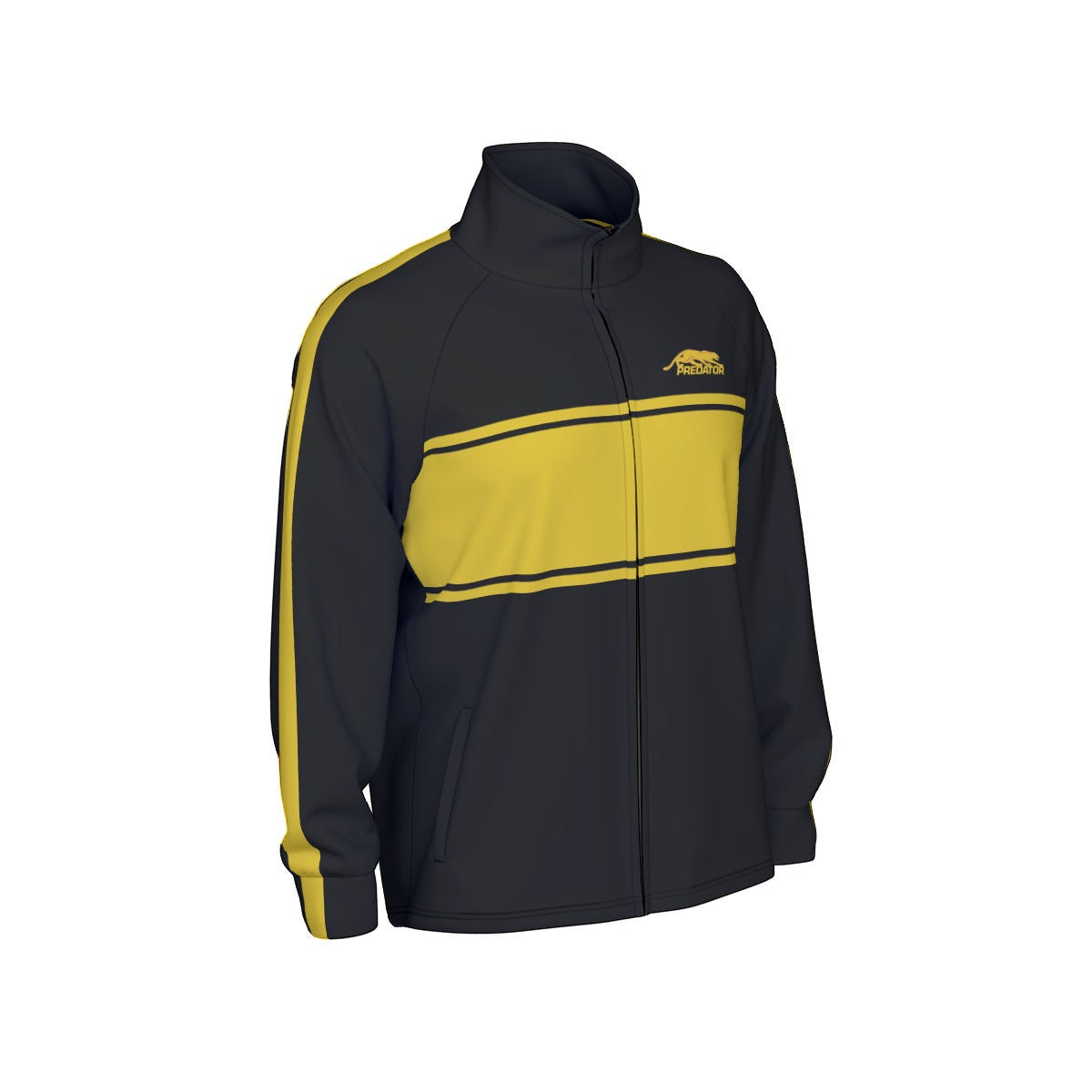 Predator Men's Zip Jacket (Yellow Stripe)