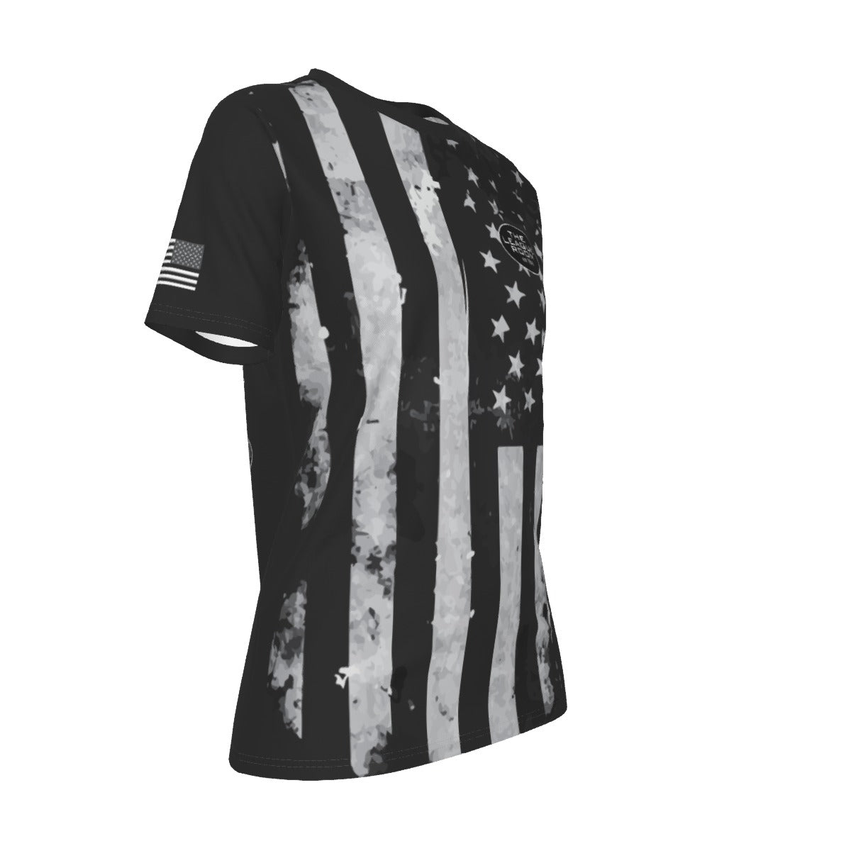 The League Room USA Flag Women's Crew Neck T-Shirt