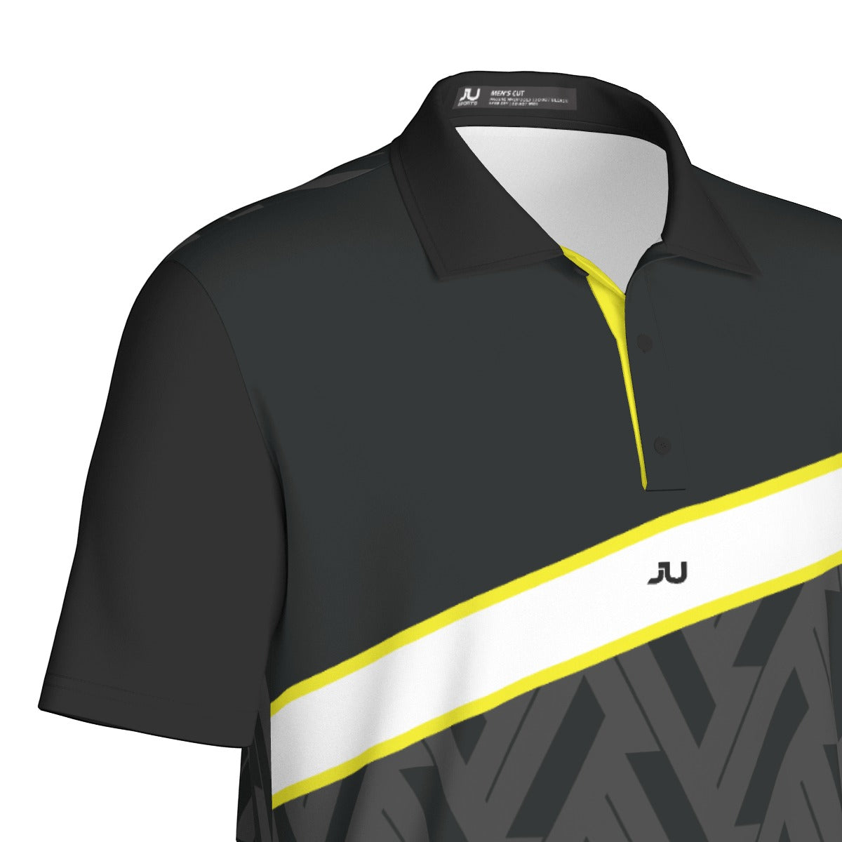 Topline Black Men's Polo