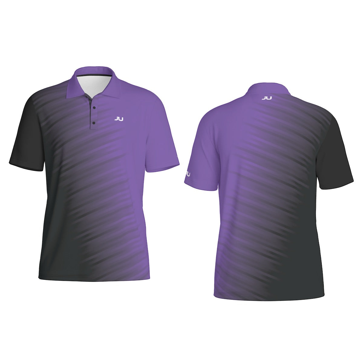 JUS Crossfade Purple Men's Polo