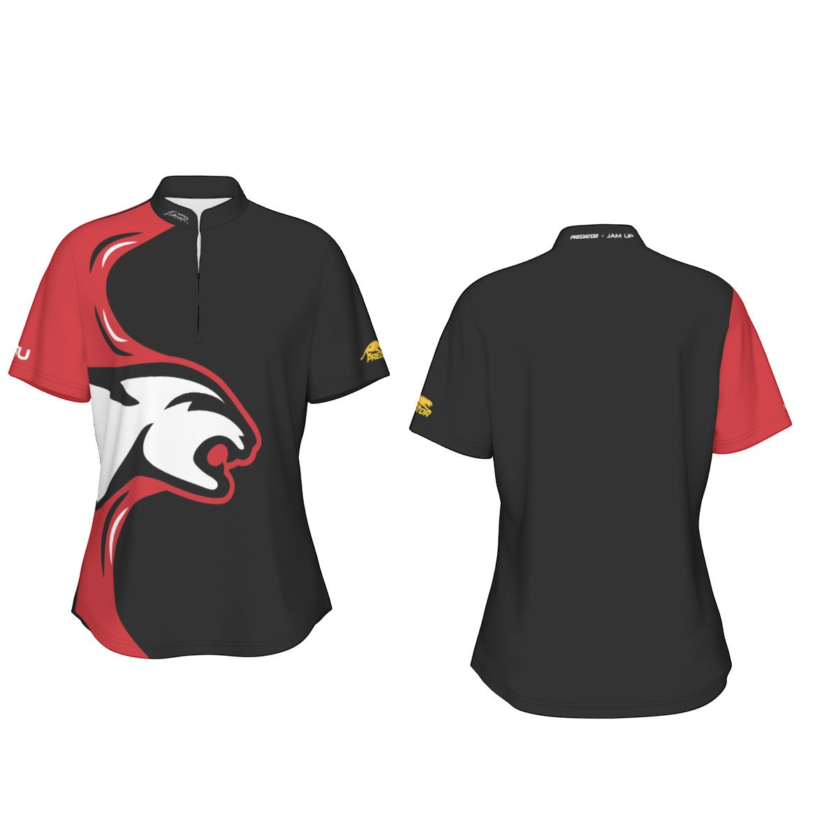 Predator Strike Women's Sport Collar Jersey - Red