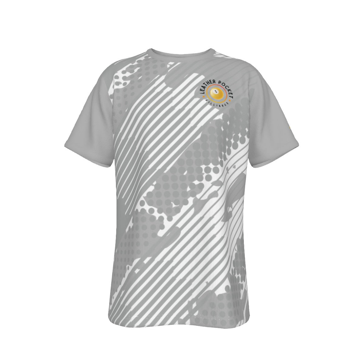 Leather Pocket Grunge Light Men's Crew Neck T-Shirt