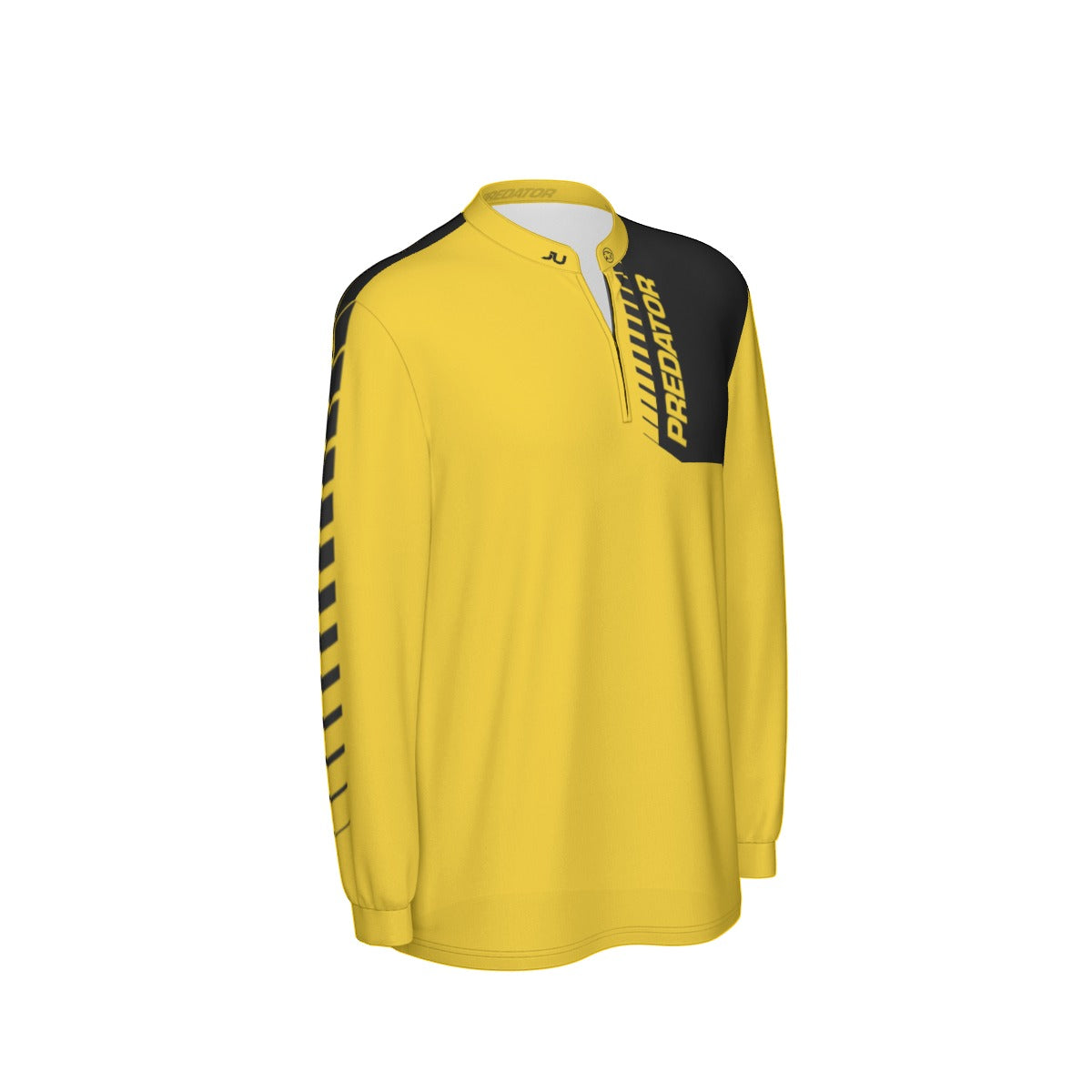 Predator Long Sleeve Sport Collar Jersey - Yellow/Black