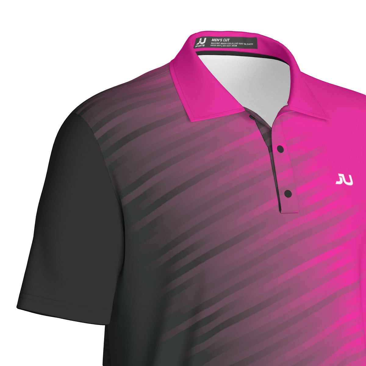 JUS Crossfade Pink Men's Polo