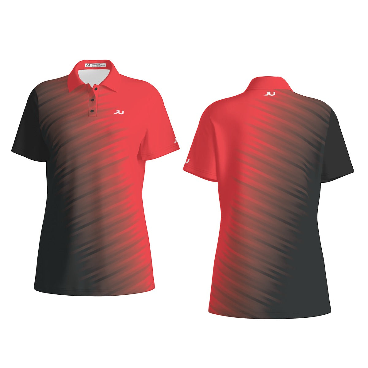JUS Crossfade Red Women's Polo