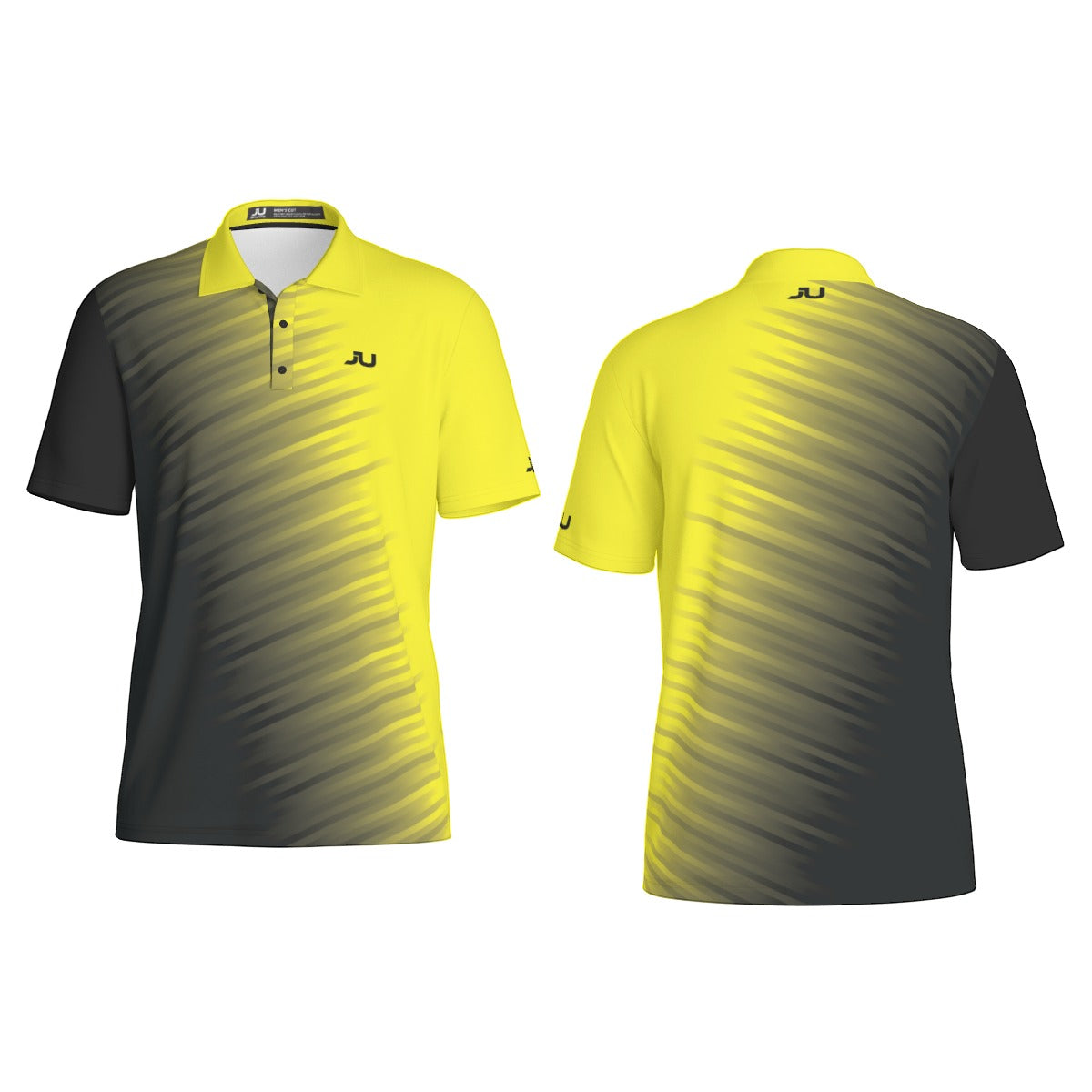 JUS Crossfade Yellow Men's Polo