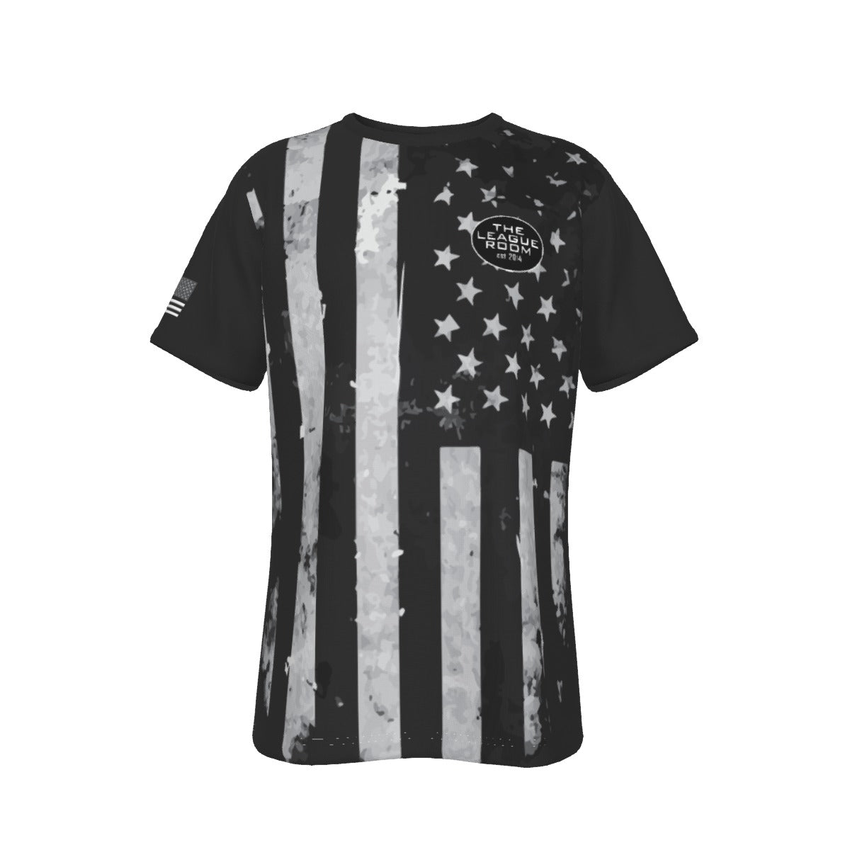 The League Room USA Flag Men's Crew Neck T-Shirt
