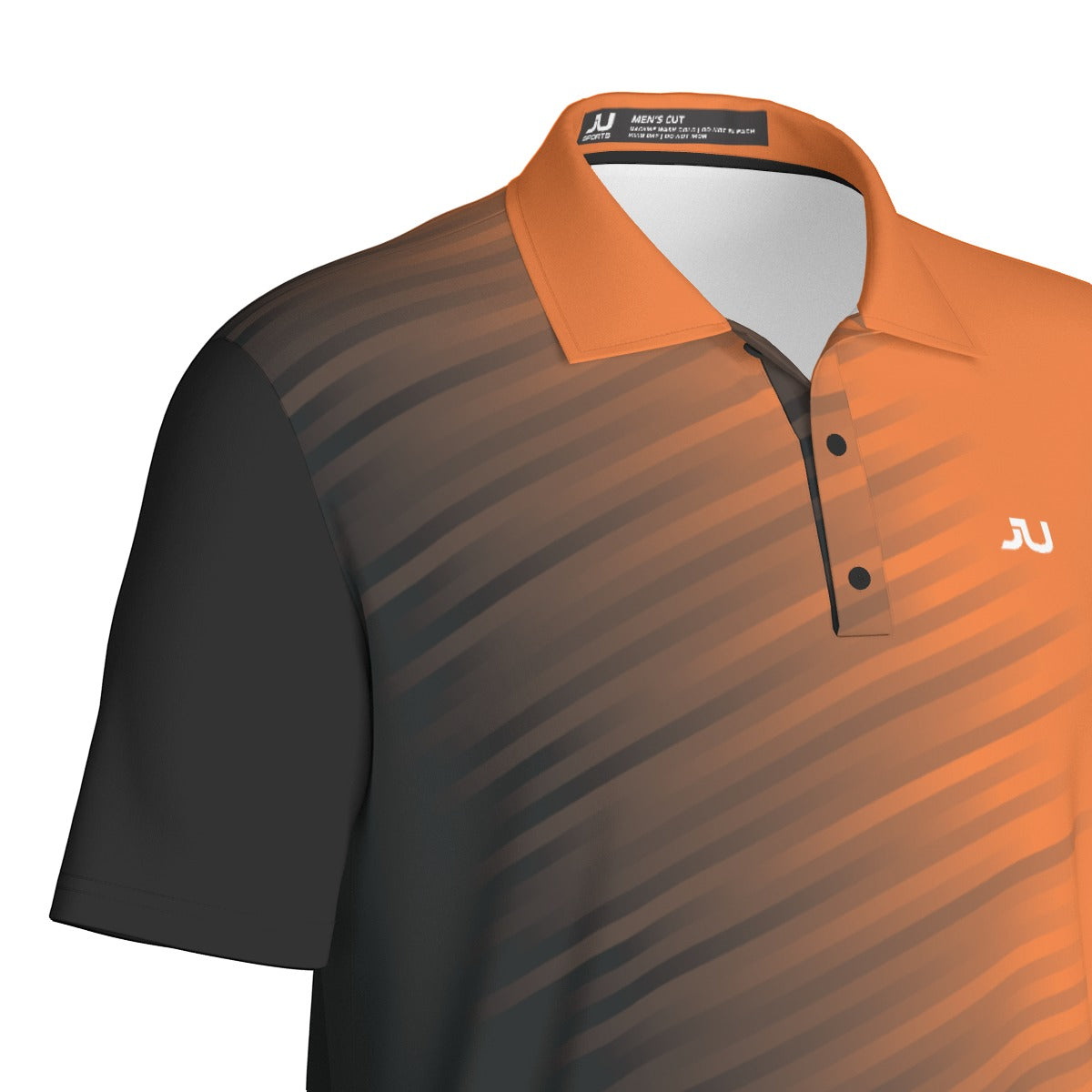 JUS Crossfade Orange Men's Polo