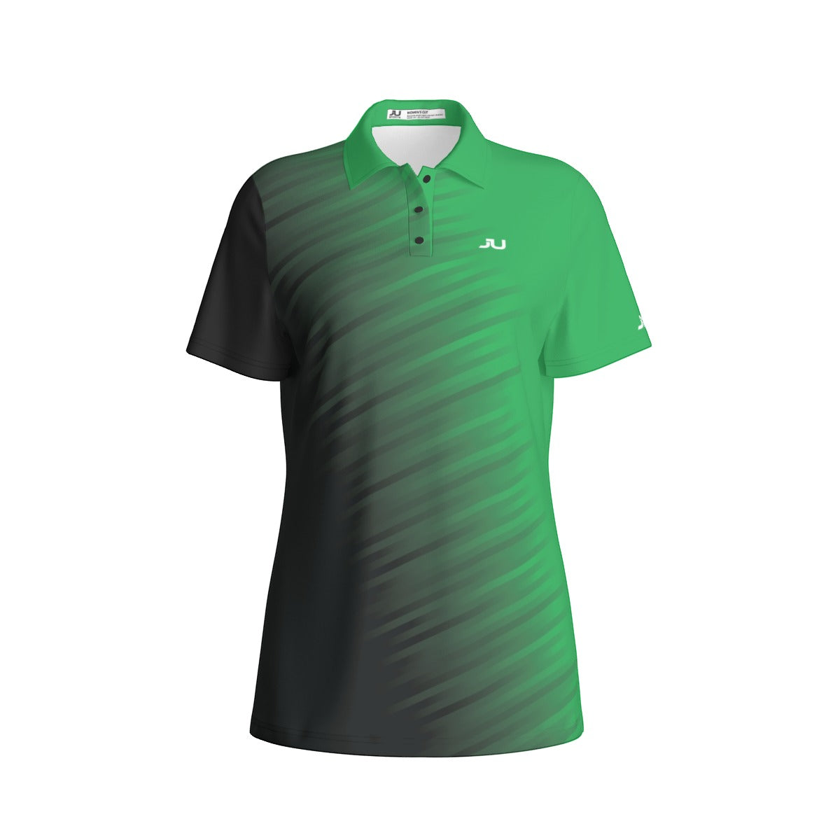 JUS Crossfade Green Women's Polo