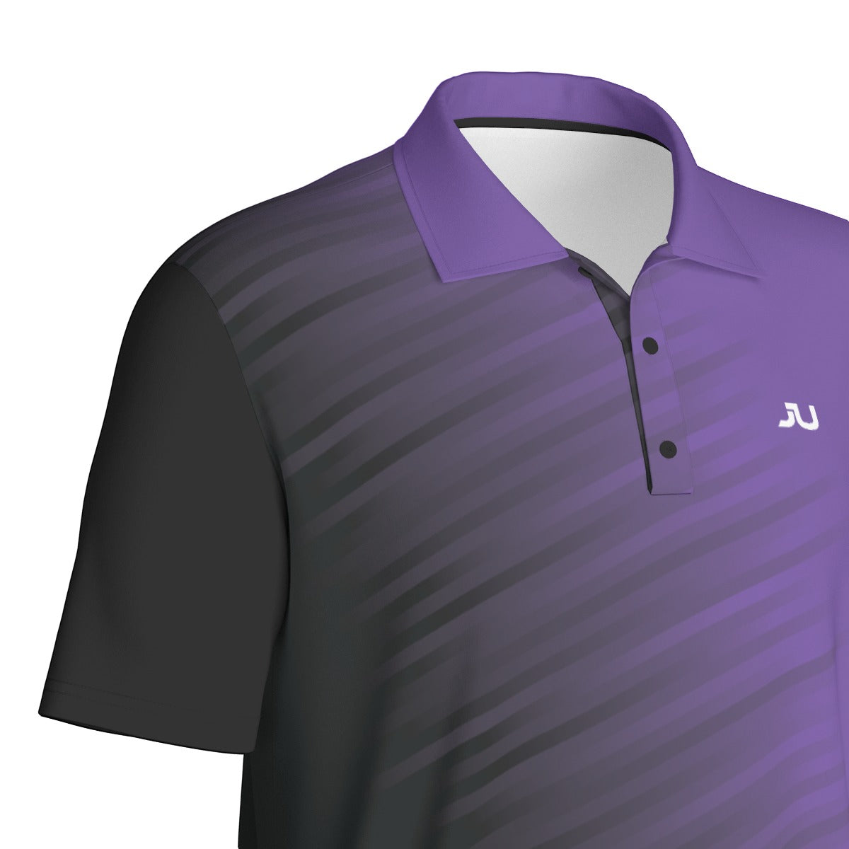 JUS Crossfade Purple Men's Polo