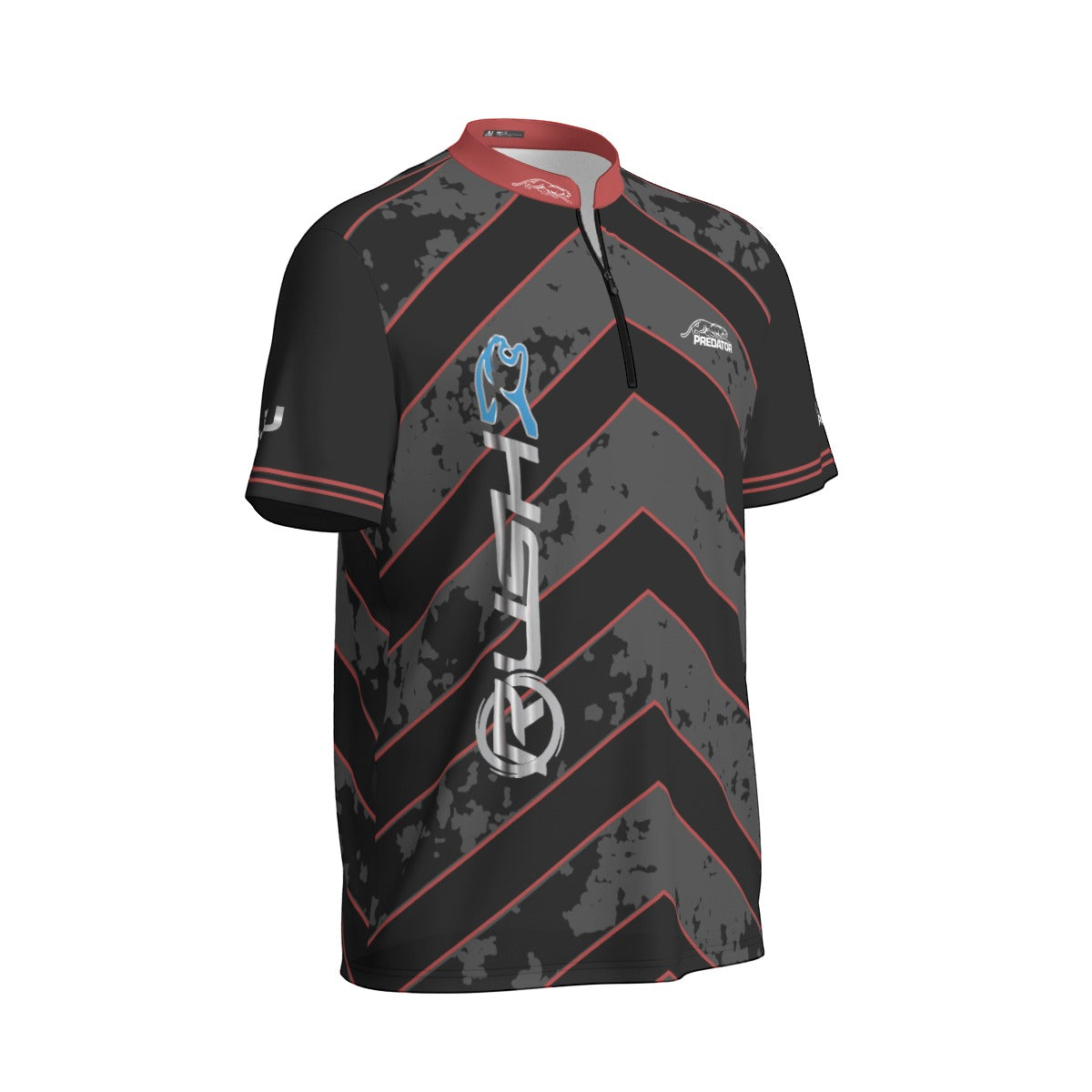 RUSH RED Men's Sport Collar Jersey