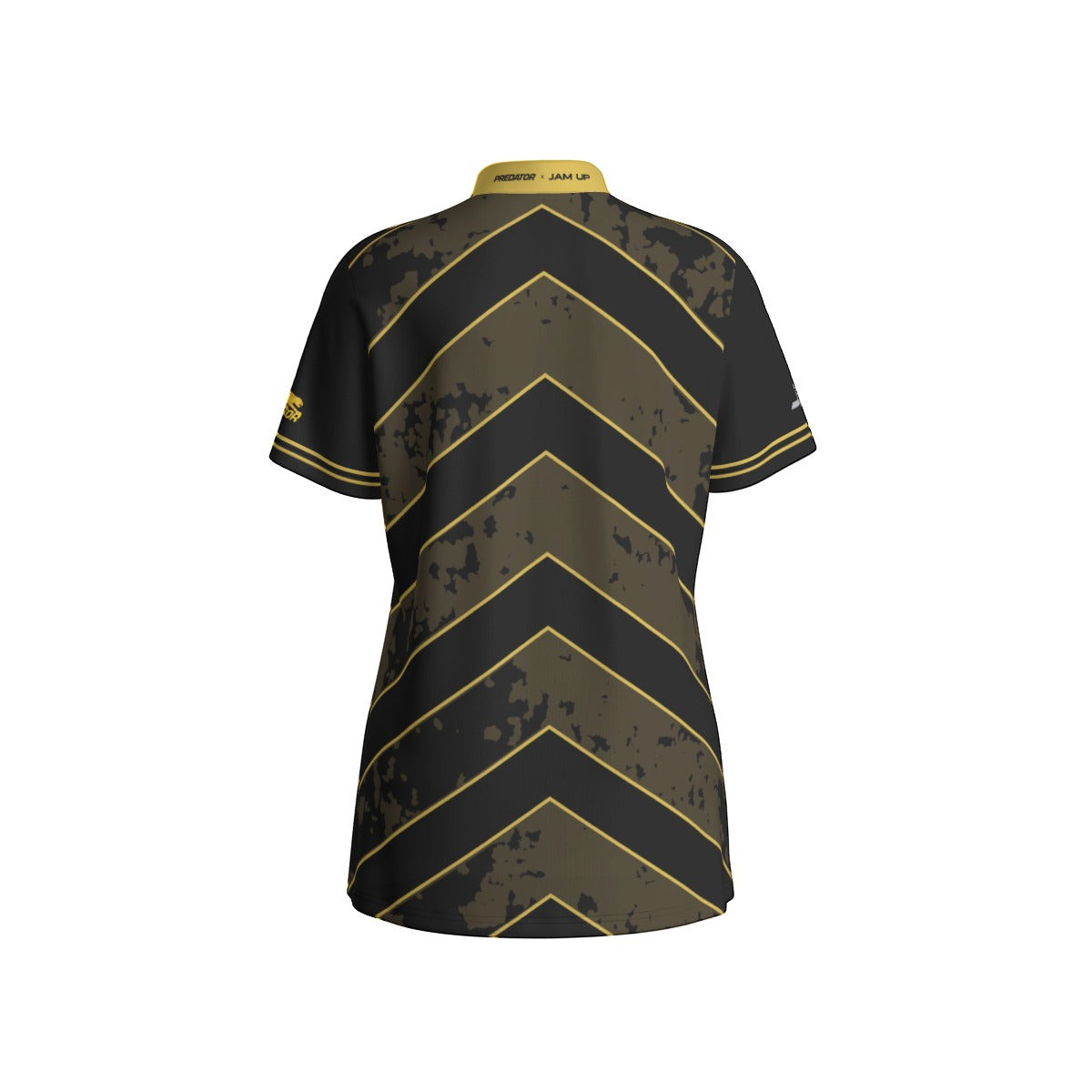 RUSH GOLD Womens Sport Collar Jersey