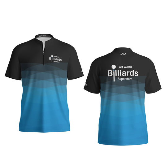 Fort Worth Billiards Men's Sports Collar Jersey