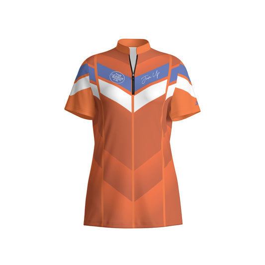The League Room Shield Orange Women's Sport Collar