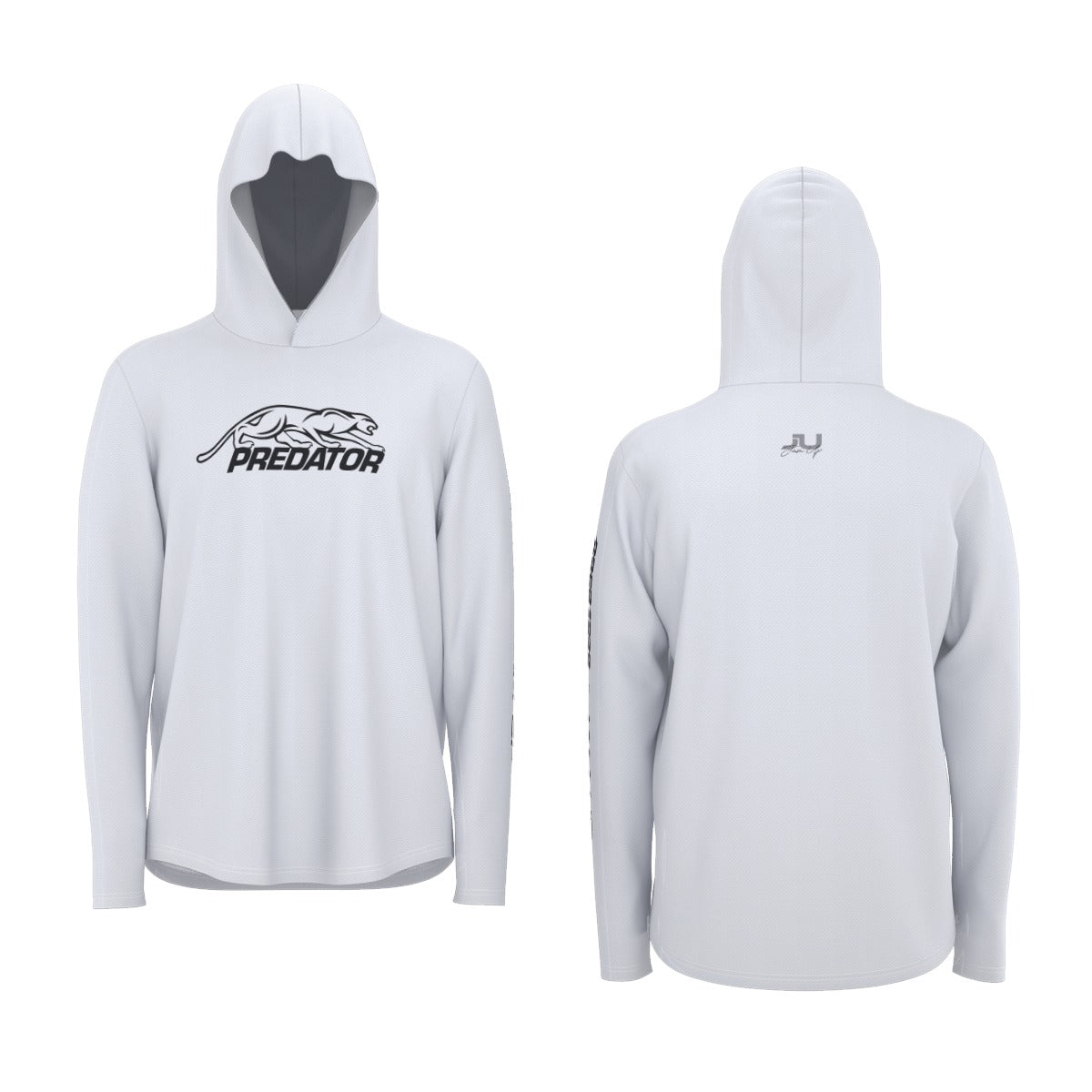 Predator White Lightweight Hooded Jersey