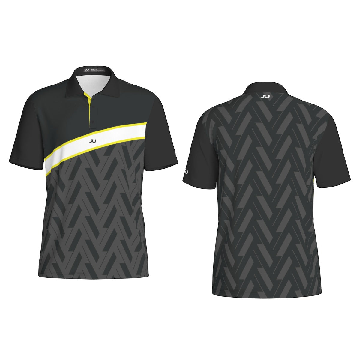 Topline Black Men's Polo