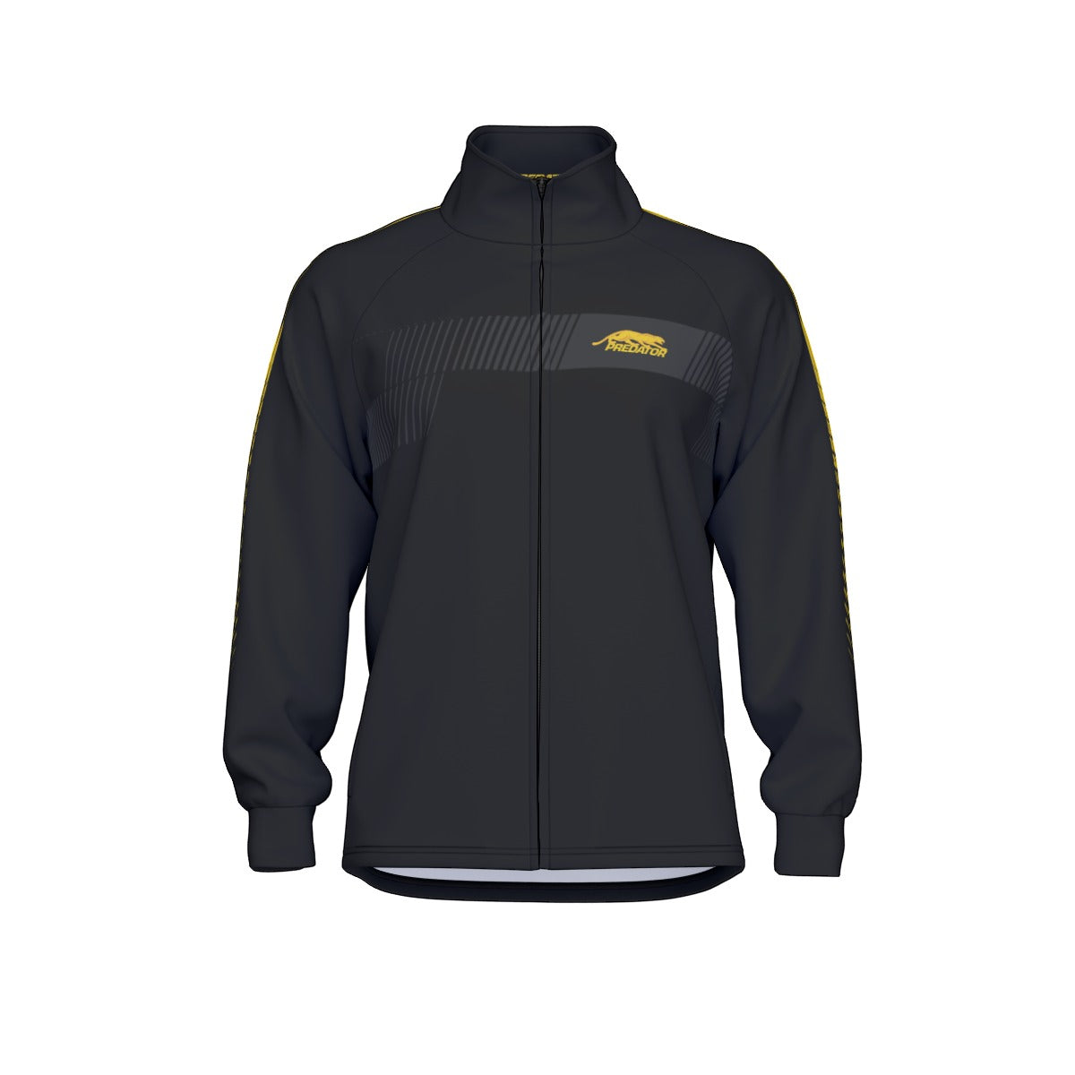 NEW DESIGN - Predator Men's Zip Jacket (Black/Yellow)