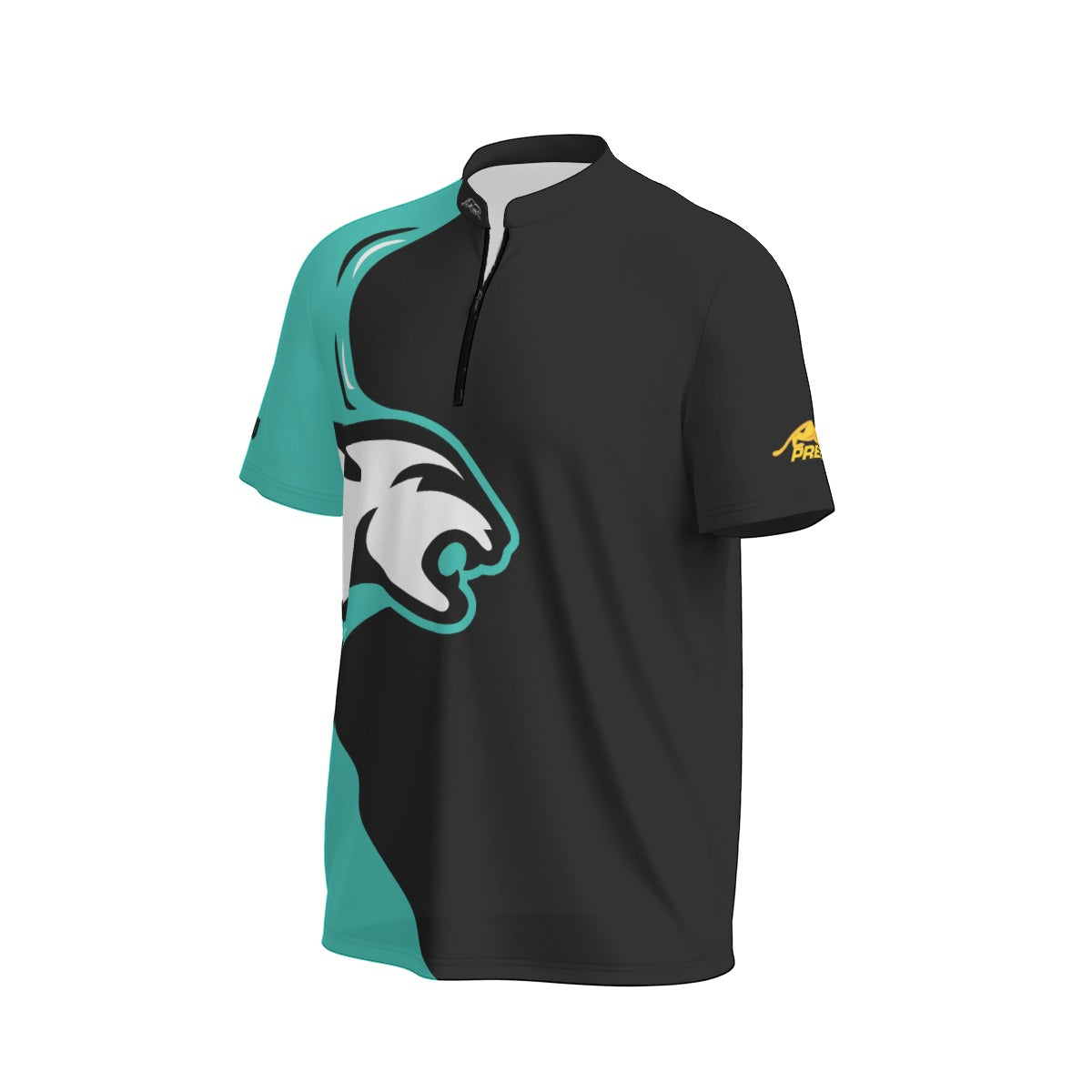 Strike Teal Men's Sports Collar Jersey