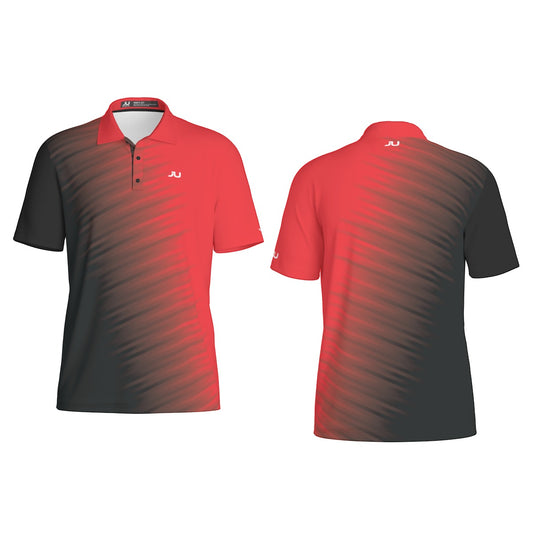 JUS Crossfade Red Men's Polo