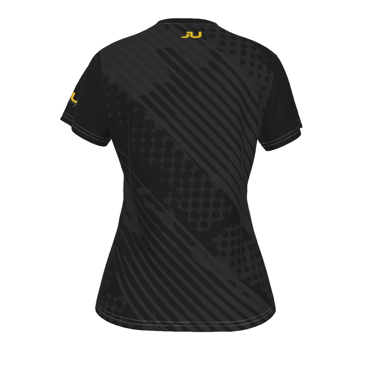 Leather Pocket Dark Grunge V-neck Women's T-shirt