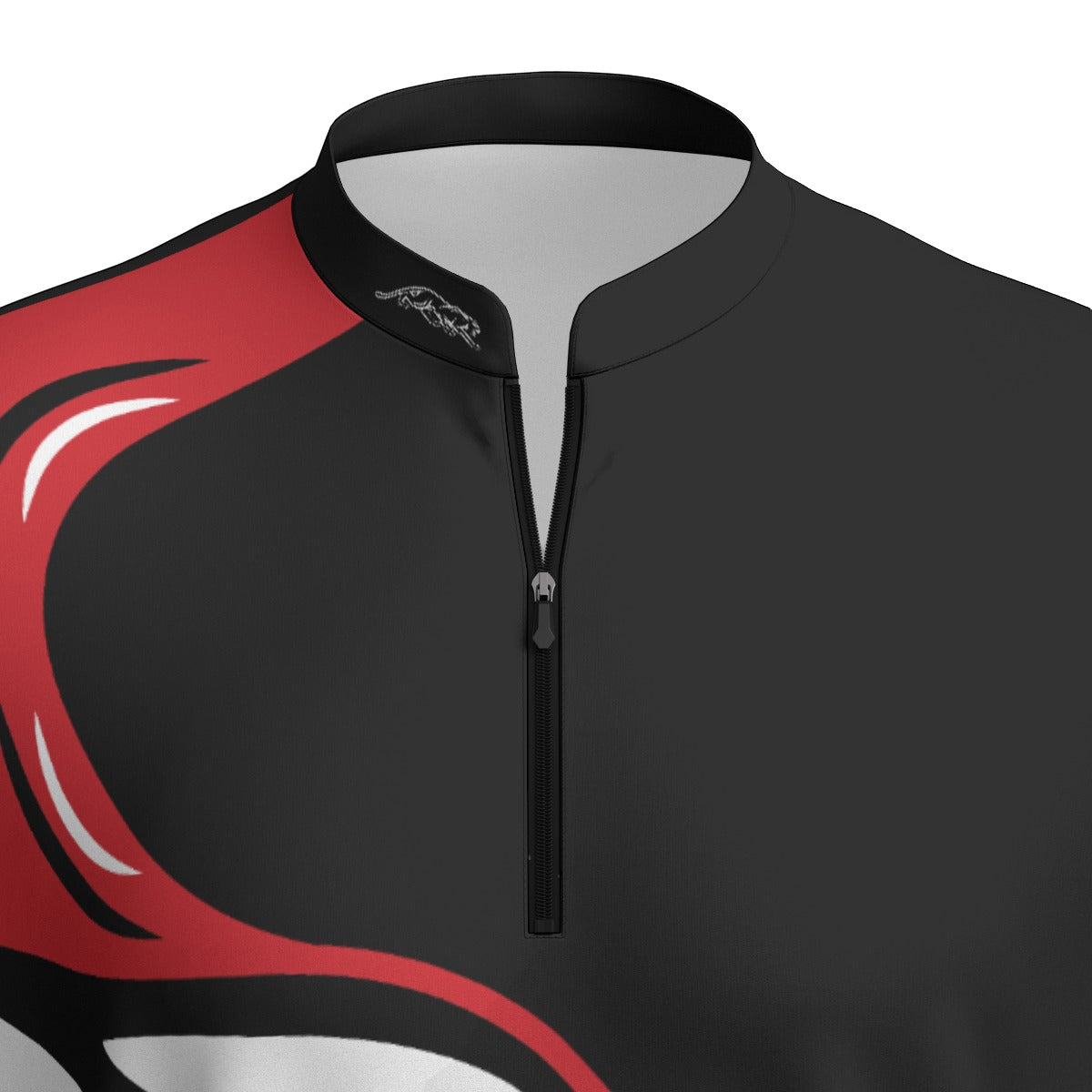 Strike Red Men's Sports Collar Jersey