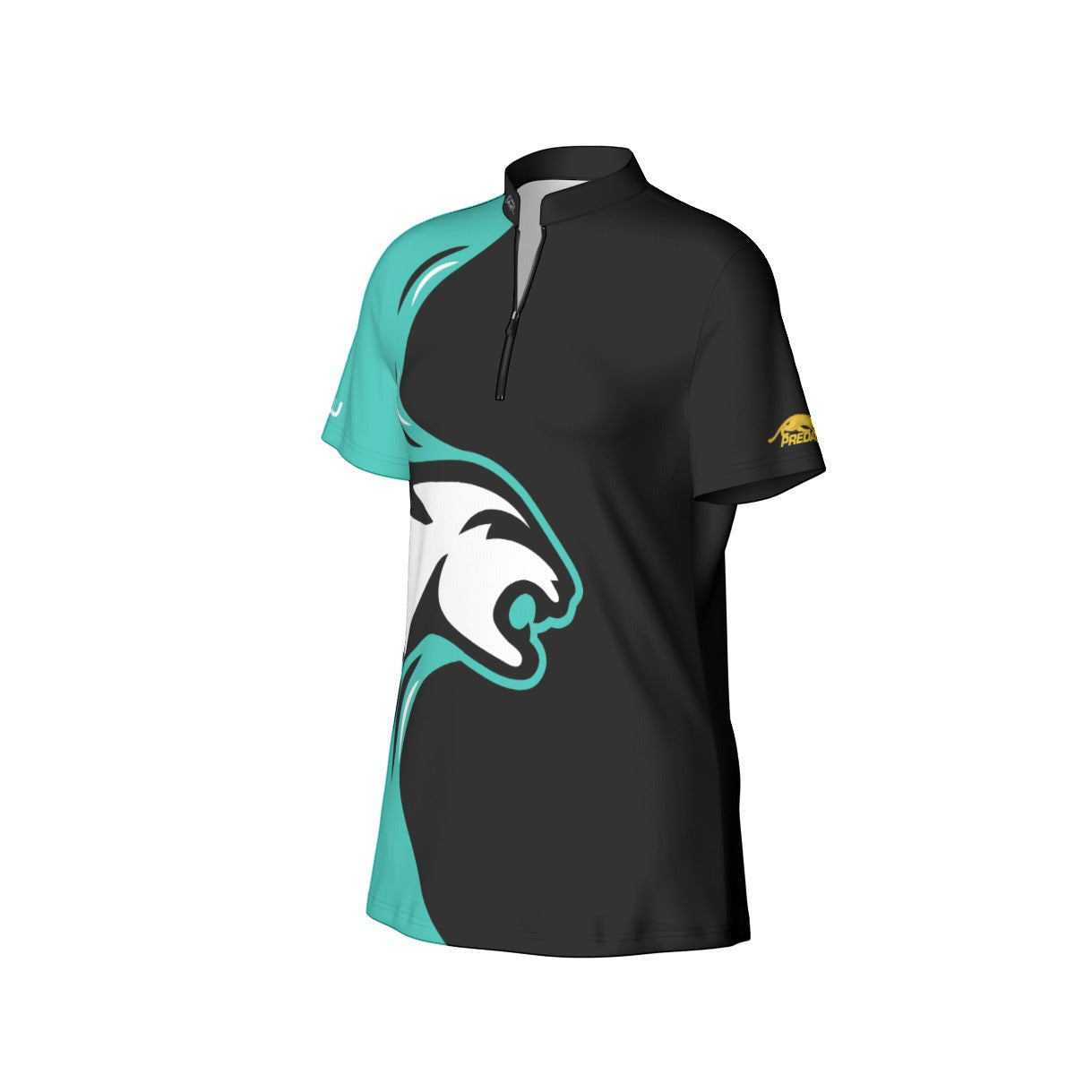 Strike Teal Women's Sport Collar Jersey