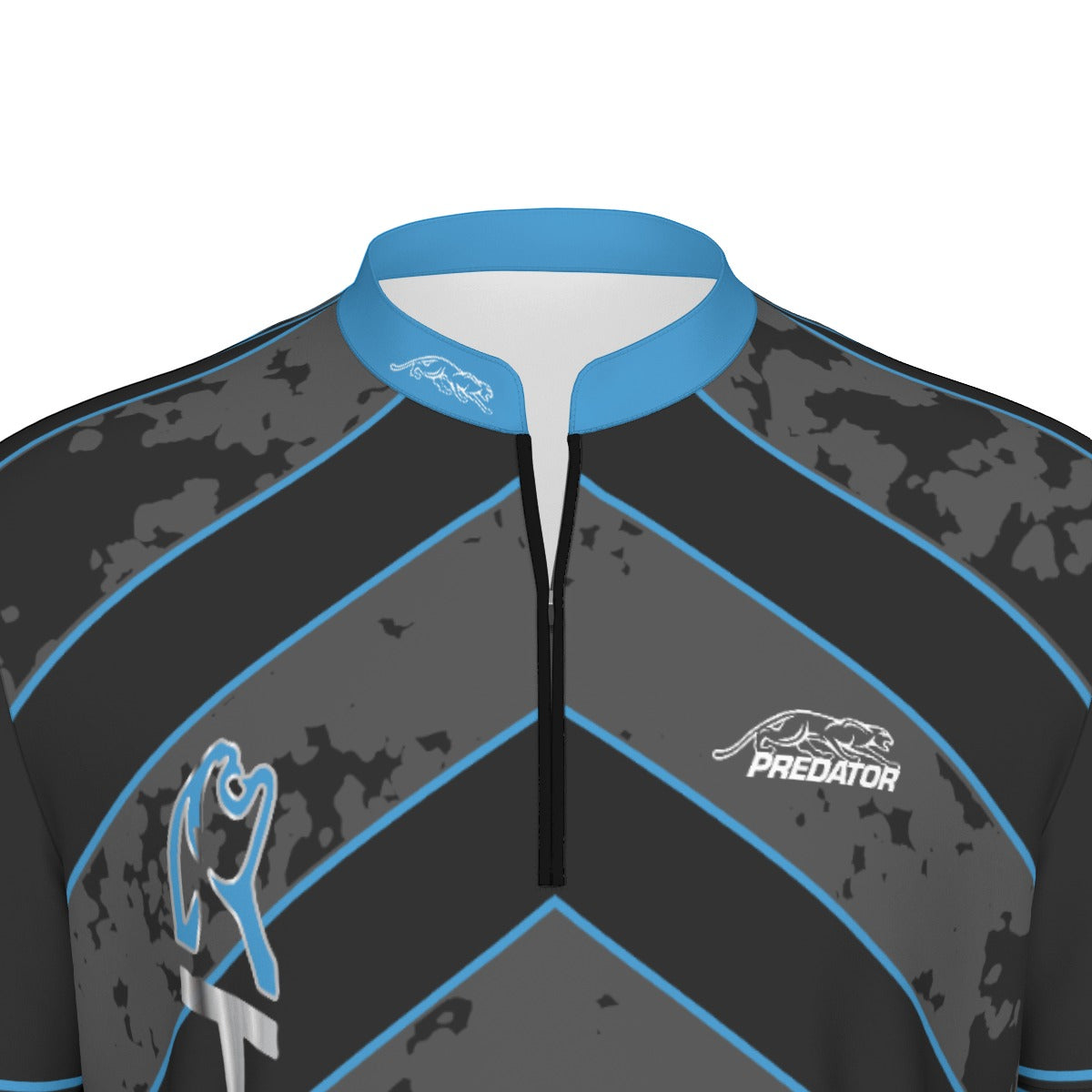 Predator Rush Men's Sport Collar Jersey - Blue