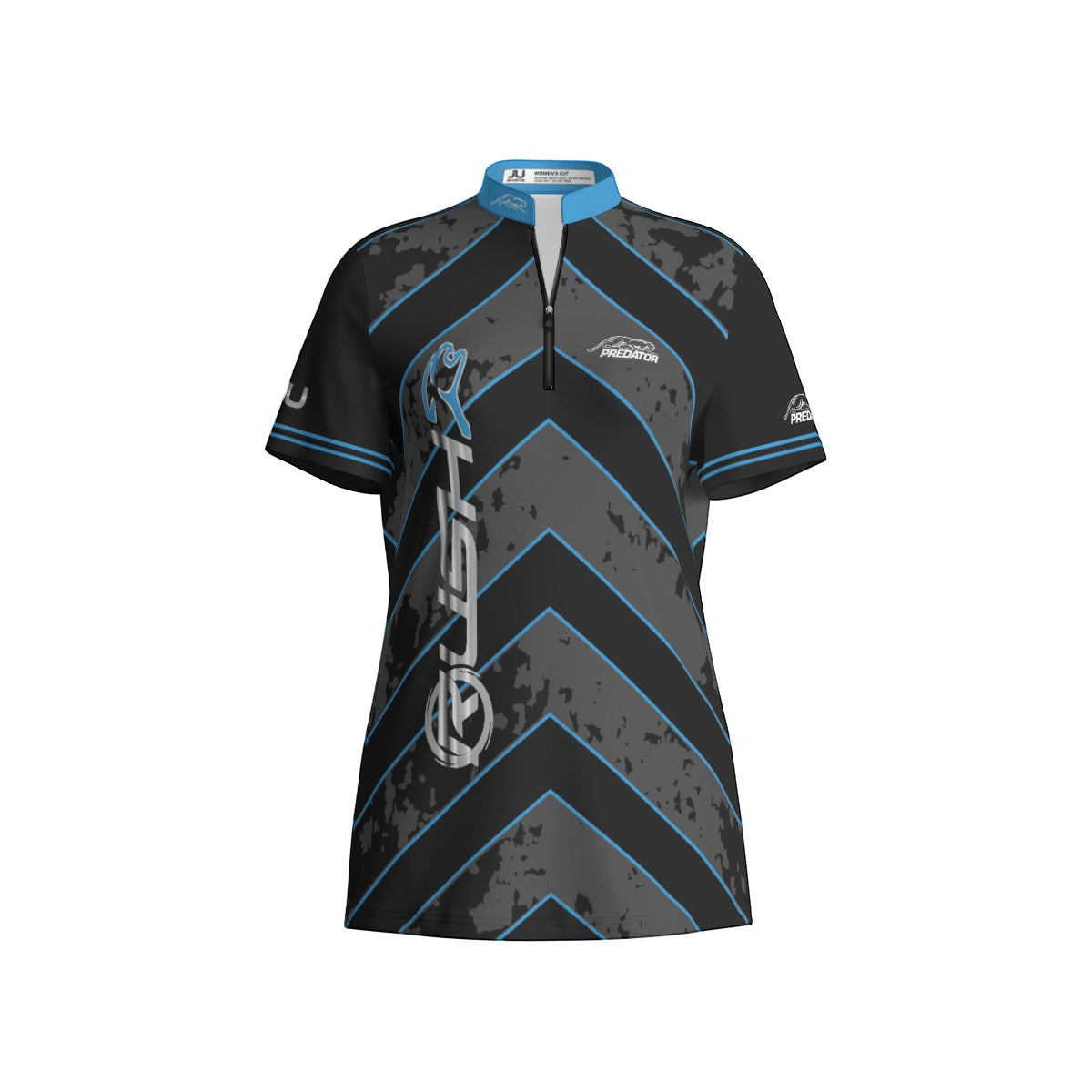 RUSH BLUE Women's Sport Collar Jersey