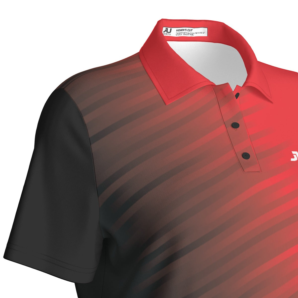 JUS Crossfade Red Women's Polo